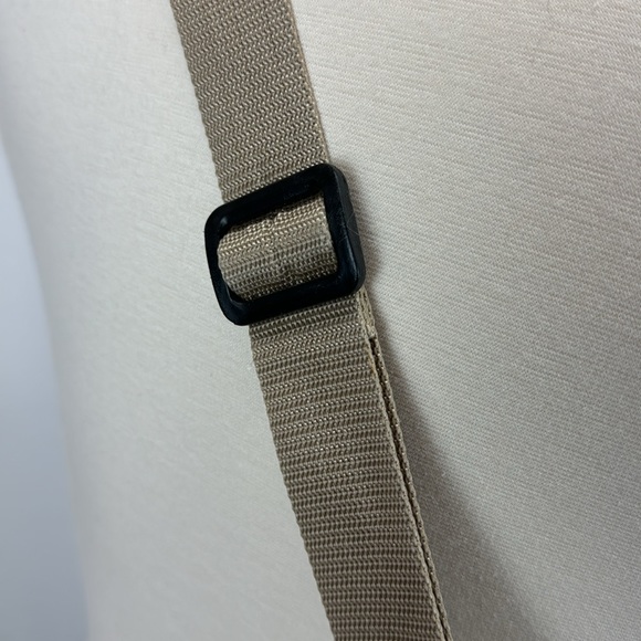 Vintage Cherry Blossom Floral Messenger Bag Light Brown Briefcase by Athleta - Picture 6 of 7